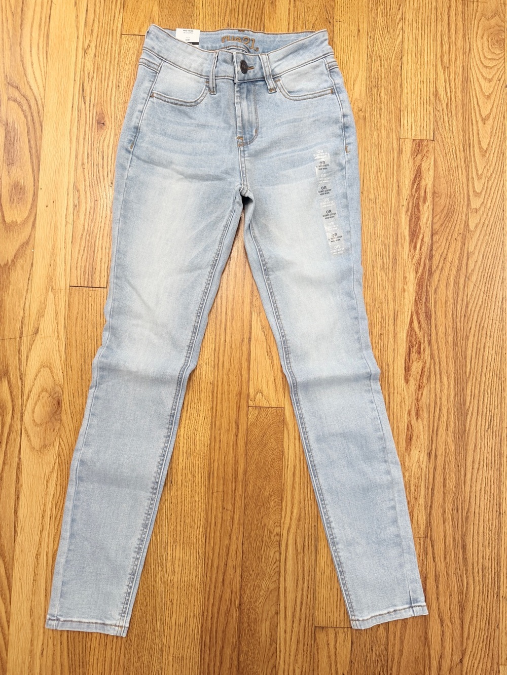 Rue21 Light Blue High-Rise Skinny Jeans